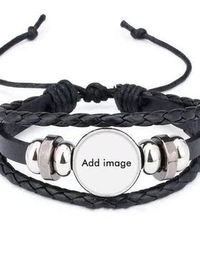 多米尼加国徽标志符号编制手链