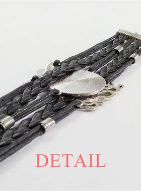 芬兰国旗象征符号永恒皮革手链