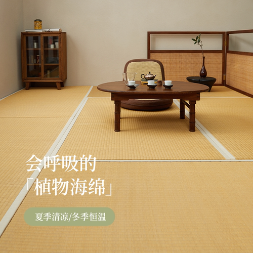 绘家「寂色」日式榻榻米垫子定做炕垫踏踏米地垫床垫全屋定制地垫 - 图1