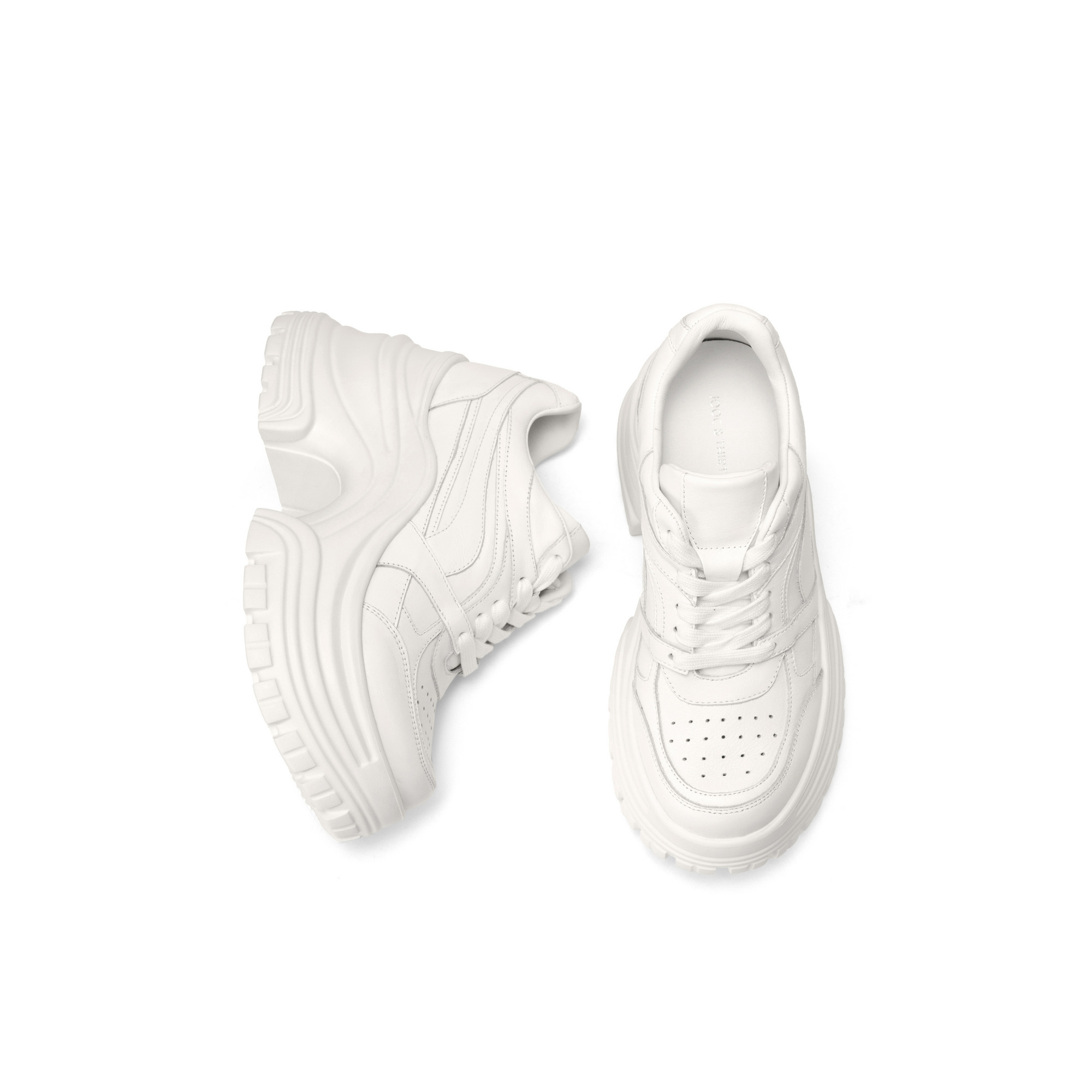 【美高漫画】JOOC玖诗运动休闲老爹鞋2026春季新款厚底增高小白鞋,淘宝优惠券,粉丝福利购,淘宝优惠卷