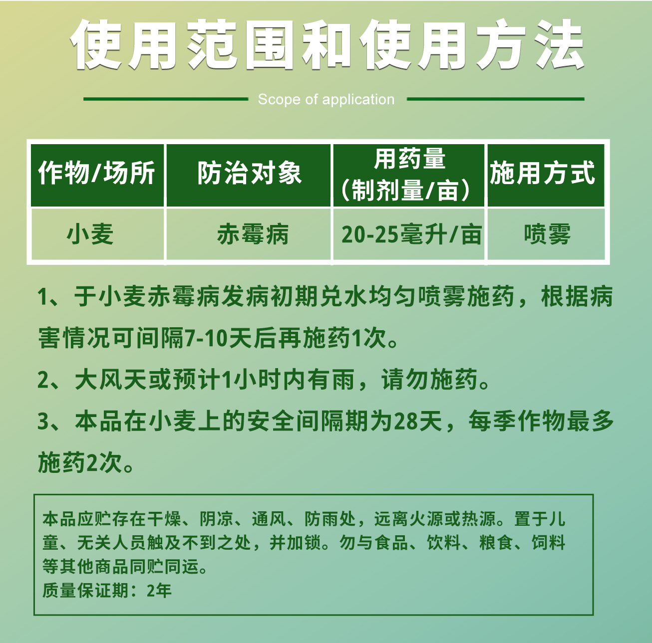 中迅独道45%戊唑咪鲜胺水乳剂小麦赤霉病杀菌剂戊唑醇咪鲜胺农药 - 图2