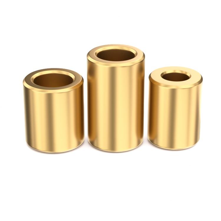 粉末冶金含油轴承铜套纯铜轴套外径14/16衬套内径M3M4M5M6M8-M12 - 图2