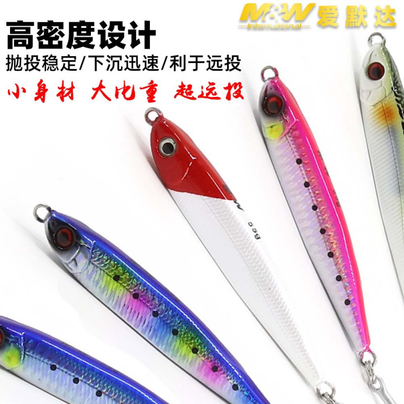 MW铅笔路亚304、305 沉水铅笔硬饵 坚固耐撞 欧娜ST66粗骨三本钩 - 图2