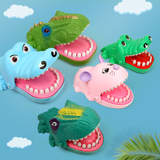 Креативные игрушки для детей 宝宝咬手指小鳄鱼拔按牙齿恐龙鲨鱼男孩儿童解压整蛊互动玩具