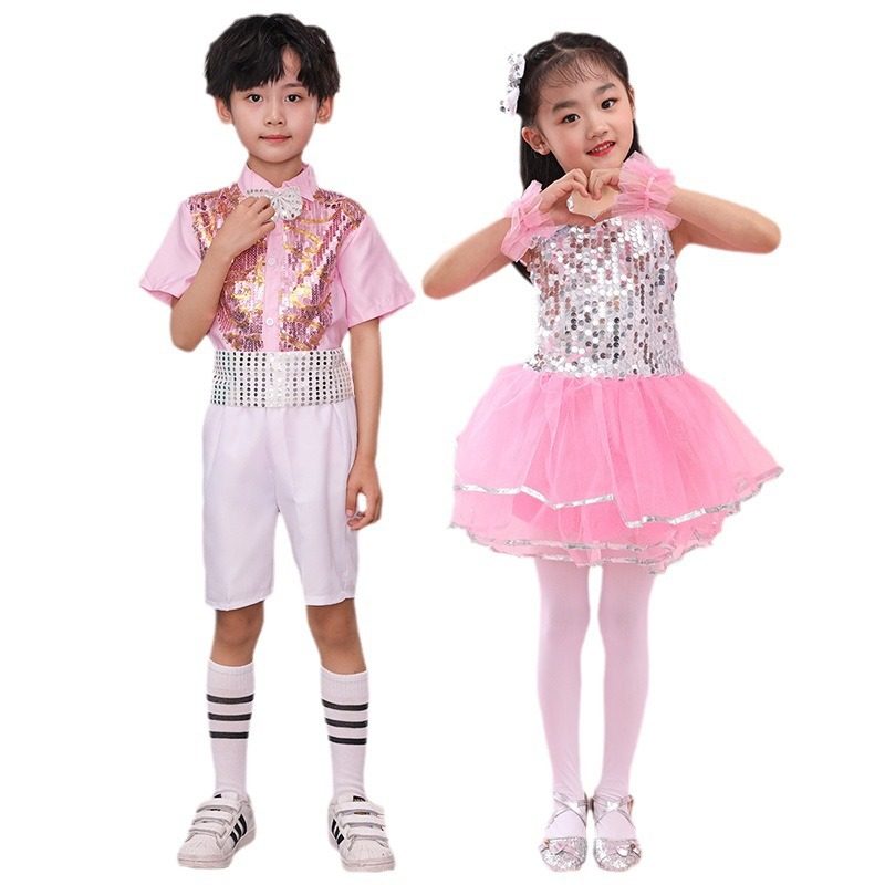 六一儿童演出服女童蓬蓬裙纱裙幼儿园亮片舞蹈服公主蝴蝶结表演服,淘宝优惠券,粉丝福利购,淘宝优惠卷