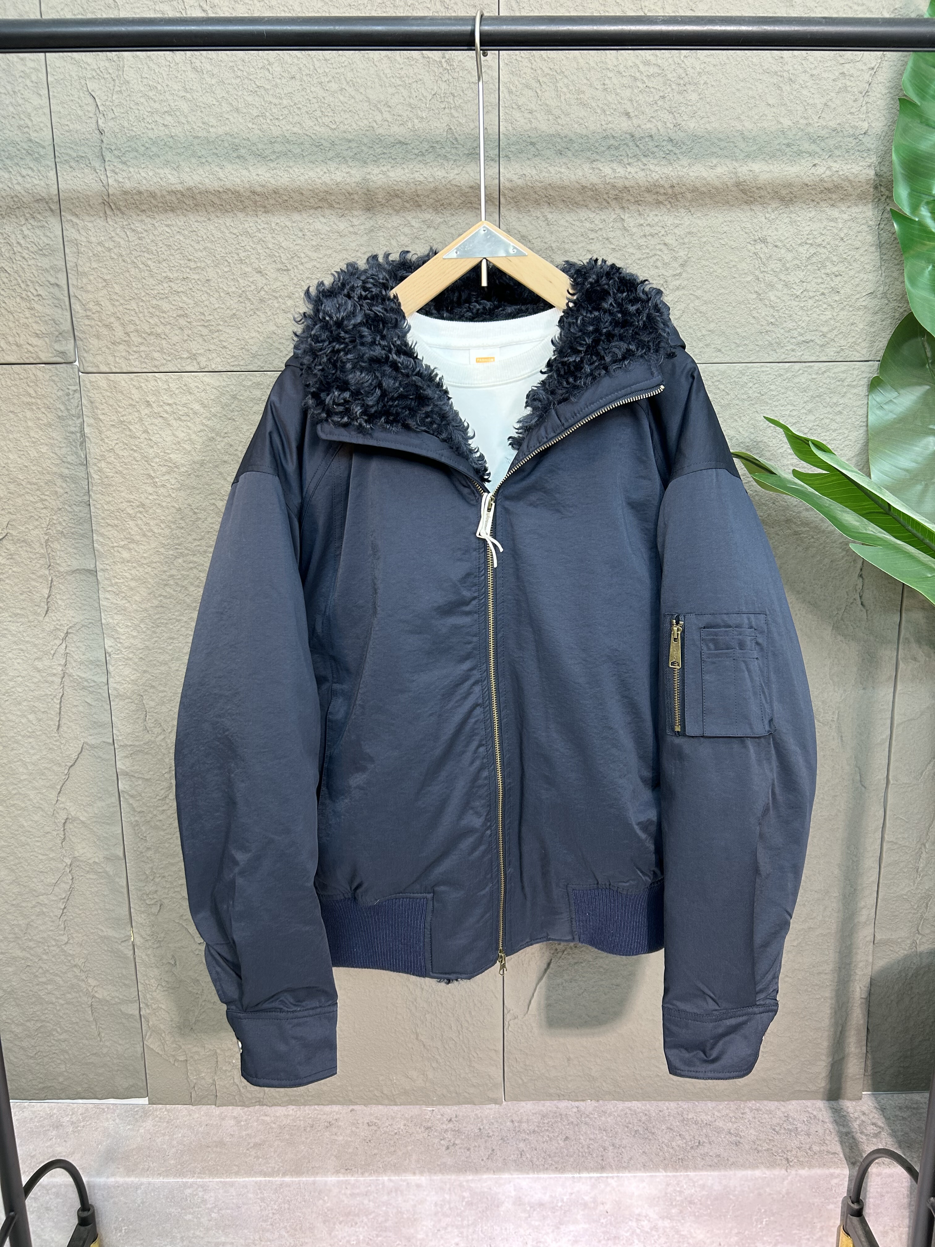 潮牌棉服加厚冬季座山雕帽子毛领设计感保暖外套宽松阔版男女情侣 - 图2