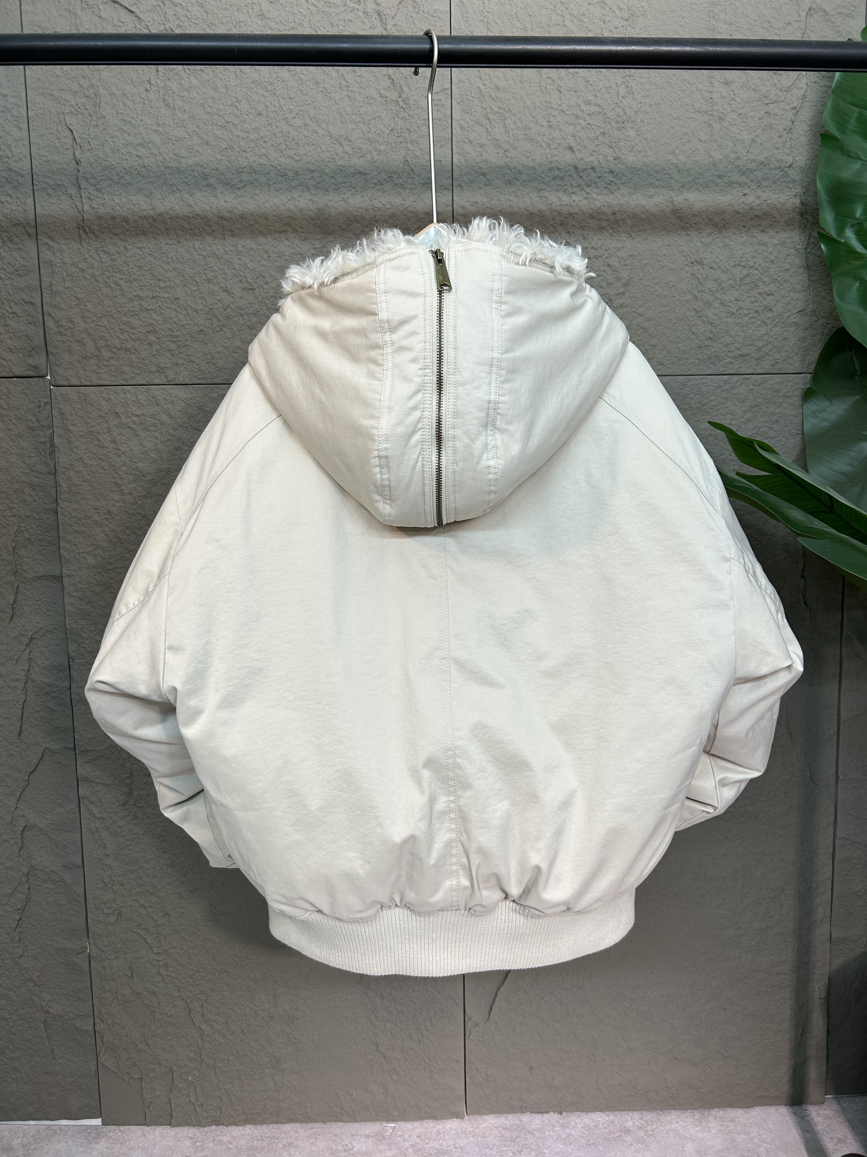 潮牌棉服加厚冬季座山雕帽子毛领设计感保暖外套宽松阔版男女情侣 - 图0