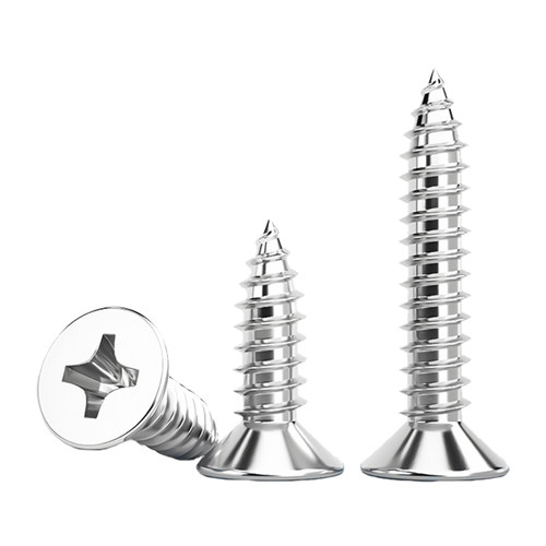 201不锈钢十字沉头自攻螺丝十字槽螺丝钉平头自攻钉M3M3.5M4M5M6 - 图0