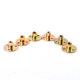 Three-hole nut iron plate nut high strength metric inch
