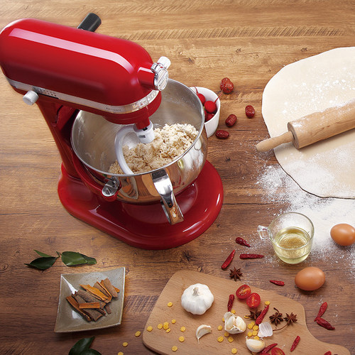 美国KitchenAid厨师机 5KSM6583 6QT升降式进口家用搅拌机面包机 - 图2