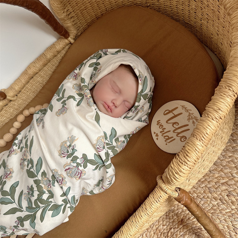 北欧风婴儿抱被纯棉a类初生宝宝包被新生儿产房包单四季通用抱毯,淘宝优惠券,粉丝福利购,淘宝优惠卷