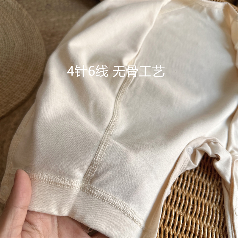 新生婴儿儿衣服爬服a类纯棉0一6月3婴儿秋装打底衣冬内穿52码哈衣