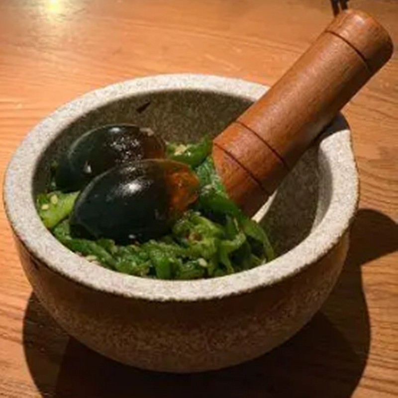 包邮新湘菜擂钵擂茄子擂辣椒皮蛋新式擂钵碗擂碗擂菜香根钵送木锤