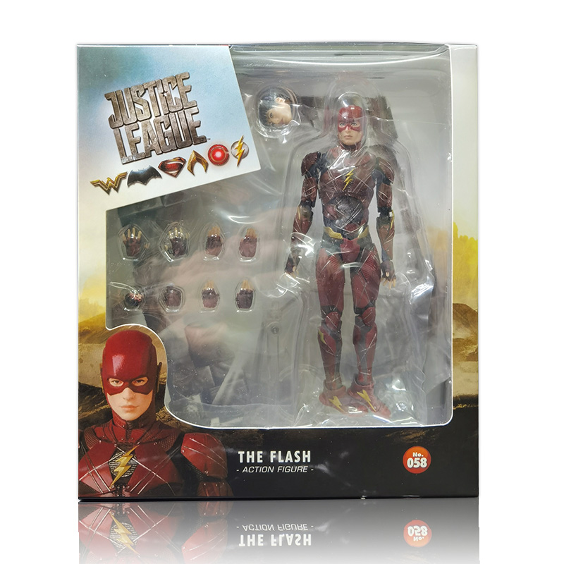 MAFEX058正义联盟DC电影闪电侠TheFlash可动手办模型玩具人偶超人 - 图3