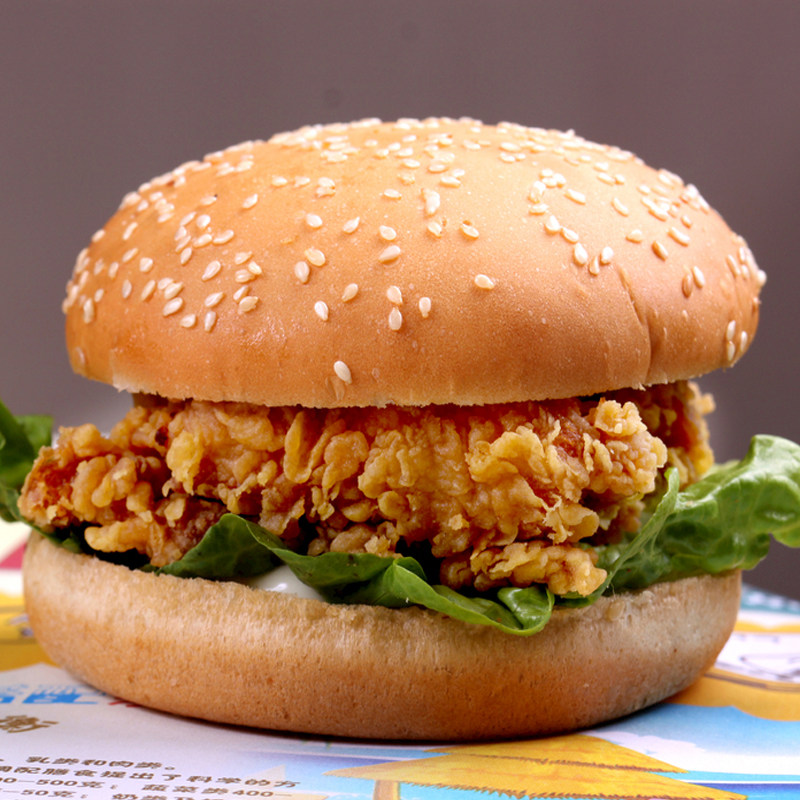 大成鸡肉汉堡2.5kg姐妹厨房鸡腿堡（小）鸡腿排汉堡肉西餐烘焙用,淘宝优惠券,粉丝福利购,淘宝优惠卷