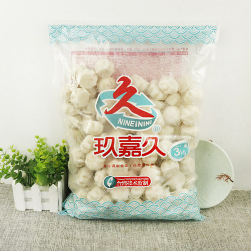 玖嘉久 鳕鱼芝士包 芝心包芝士丸豆捞火锅包心拔丝奶酪鱼丸6斤装 - 图1