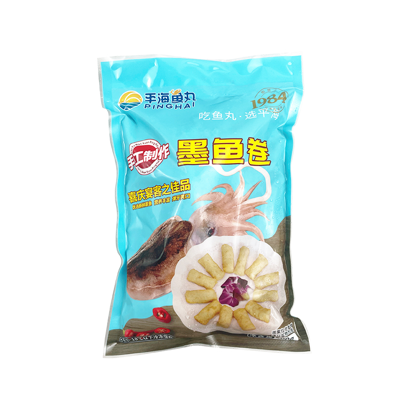 平海鱼丸墨鱼卷500g*5包麻辣烫火锅料食材便利店日式关东煮串商用-图3