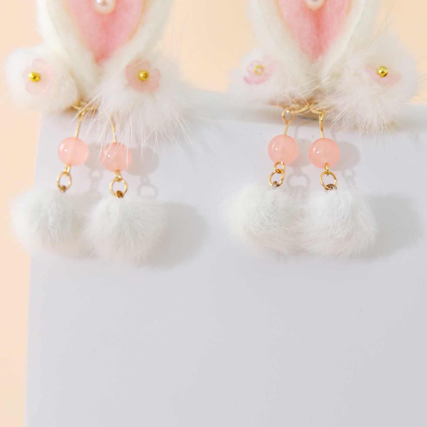 汉服女童冬款儿童古风发饰小女孩搭配国风襦裙可爱兔耳朵毛绒头饰,淘宝优惠券,粉丝福利购,淘宝优惠卷