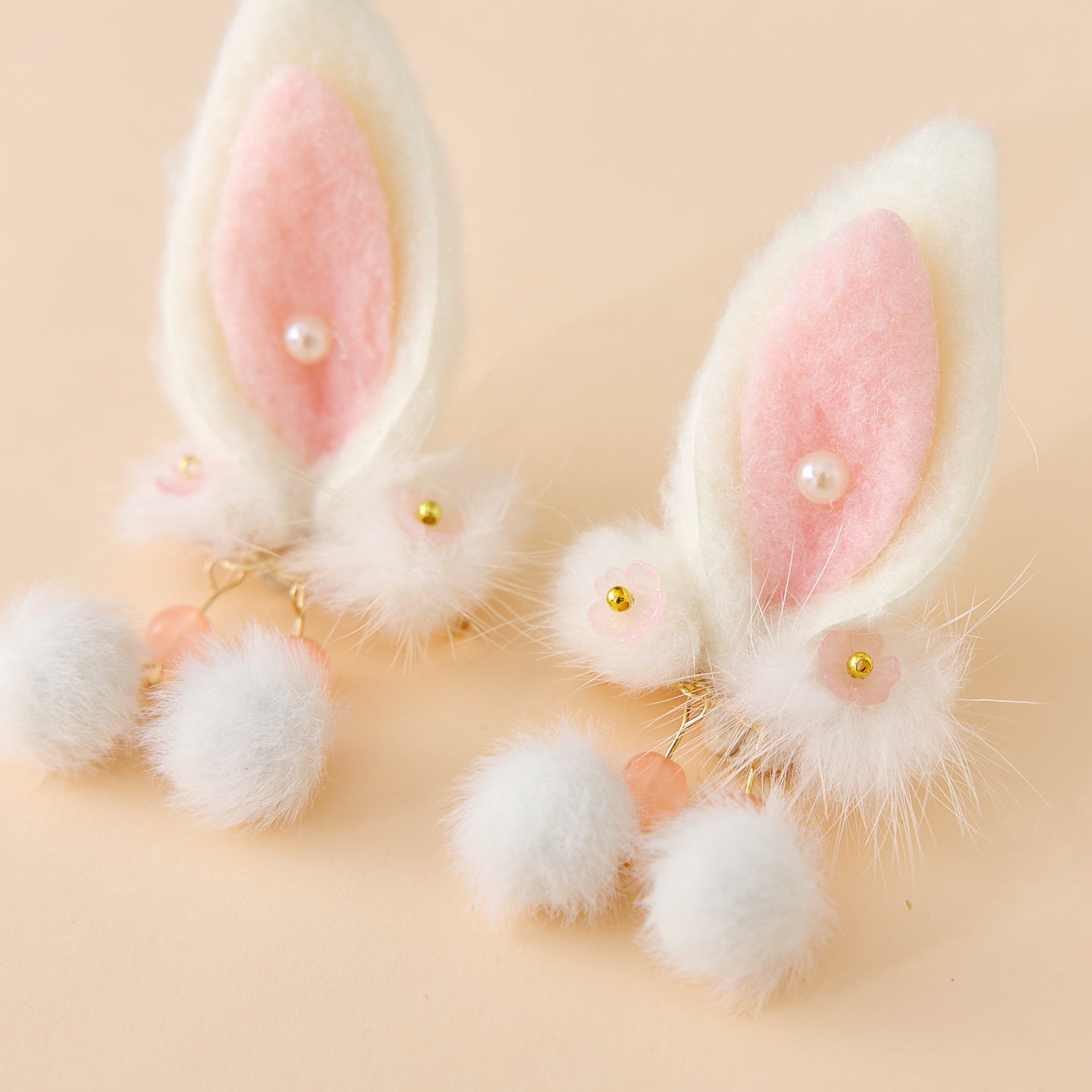 汉服女童冬款儿童古风发饰小女孩搭配国风襦裙可爱兔耳朵毛绒头饰,淘宝优惠券,粉丝福利购,淘宝优惠卷