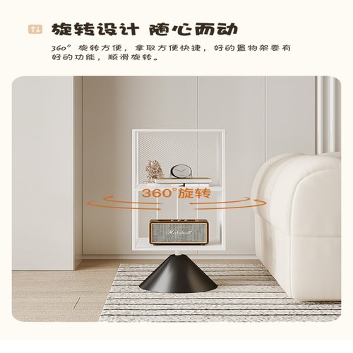 客厅书架落地置物架儿童转角简易卧室电视旁小书柜铁艺玩具收纳架 - 图0