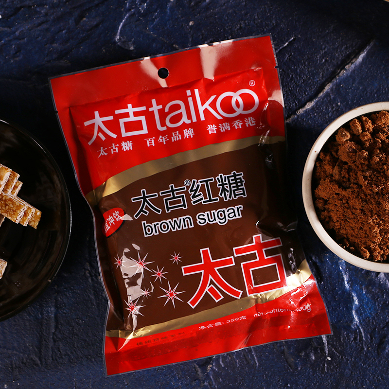 taikoo太古红糖粉350g赤砂糖蔗糖适用烘焙用糖红砂糖冲饮食用红糖-图3