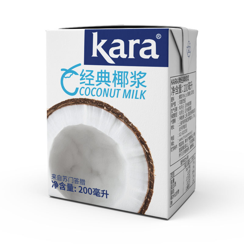 进口kara佳乐椰浆200ml椰奶椰汁西米露奶茶店专用家用烘焙材料 - 图3