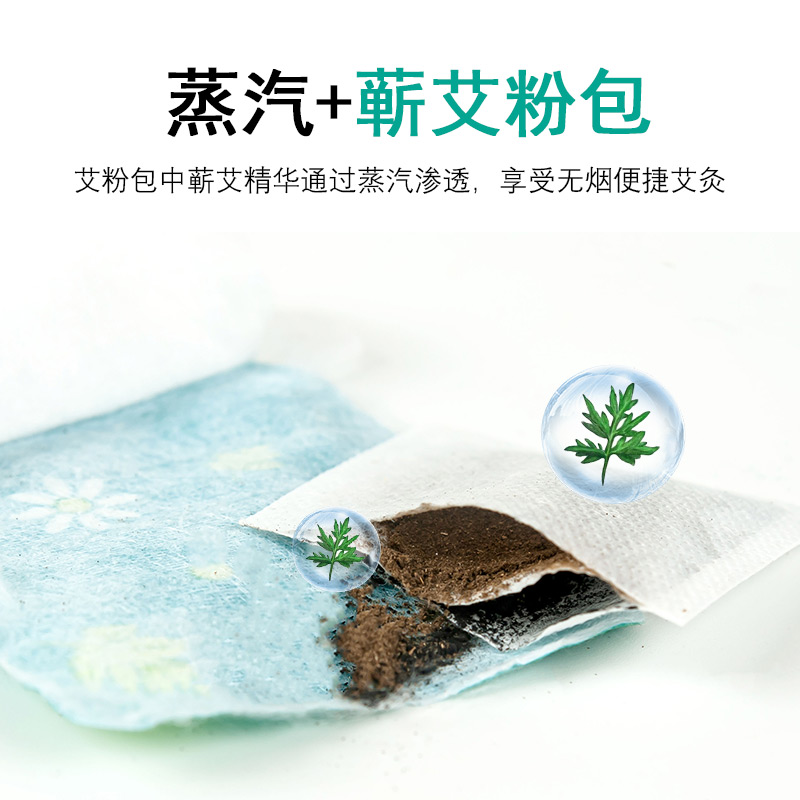 艾草蒸汽眼罩缓解眼疲劳助眠去黑眼圈眼袋眼干蕲艾热敷睡眠护眼贴 - 图1