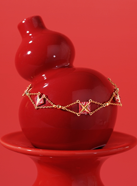 绘间手绘好运手链礼物