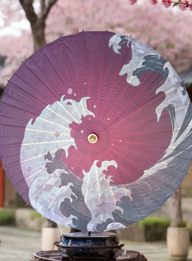 阴阳师神乐漆绘川行cos 晴雨两用油纸伞纯手工古风汉服道具影楼伞