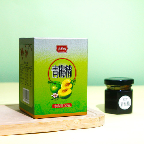冠品园买2送1青梅精浓缩汁膏状梅精丸梅丹炼梅锭古法工艺碱性食品 - 图0