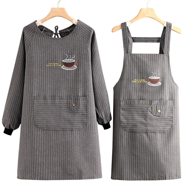 棉布围裙厨房专用家用2025新款罩衣时尚女防油透气做饭工作服男士,淘宝优惠券,粉丝福利购,淘宝优惠卷