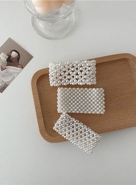 韩国ins小众设计时尚弹力宽版手链女气质优雅冷淡风网红个性手饰