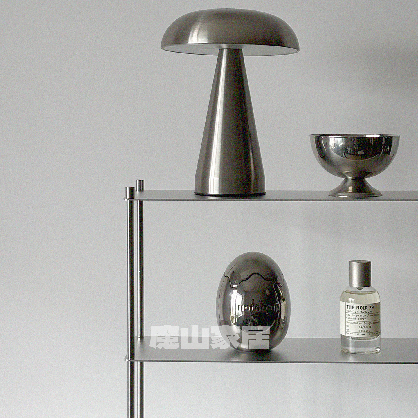 魔山极简主义桌面收纳不锈钢包豪斯多层咖啡杯化妆品香水收纳架子,淘宝优惠券,粉丝福利购,淘宝优惠卷