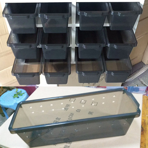 A6爬虫宠A3饲养盒PVC爬柜角蛙盒A4盒豹纹守宫玩具蛇PVC蛇柜抽屉盒 - 图2