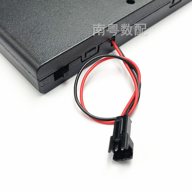 浴室柜洗手盆灯带电源盒12v五号八节电池盒带SM母插头12伏供电盒,淘宝优惠券,粉丝福利购,淘宝优惠卷