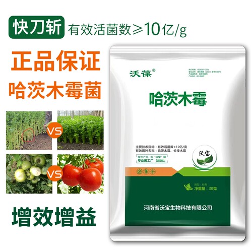 农家用哈茨木霉菌枯叶病霜毒病长枝菌病疫白粉病快刀斩微生物菌剂 - 图1