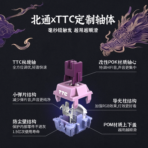 Beitong Inspired Indiansed Wireless Bluetooth Механическая клавиатура Трехмодная игровая кабинет