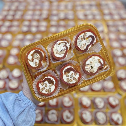 【最近爆火坚果黄油奶酪柿饼】正宗私房高品质400g六枚装现做包邮 - 图3