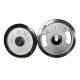 Electroplated barbell plates 2.5-20kg large and small holes Hengda