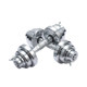 Arm muscle training 20kg pure steel sports dumbbells