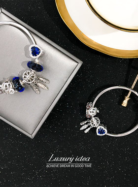 少女心捕梦网铂金韩版手链