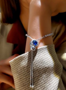 海洋之心日韩风可调节抽拉式手链