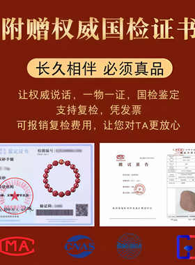 【普陀山直发】朱砂手串正品2026马年女款三合六合本命年手串男