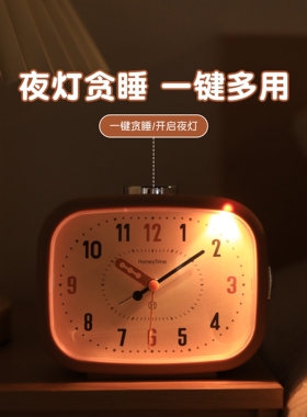 2026新款音乐闹钟儿童小学生初中生桌面学习专用静音闹铃起床神器