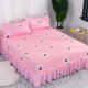 Bedskirt Jiulubao Korean style bed sheet bed cover thickened bed sheet