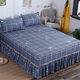 Bedskirt Jiulubao Korean style bed sheet bed cover thickened bed sheet