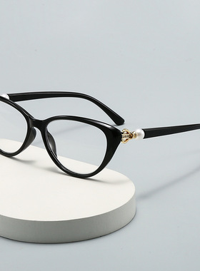 保罗雷朋官网跨境2025新款老花平光镜珍珠猫眼中老年花镜高质量时