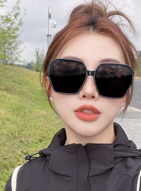 保罗雷朋官网欧美方形大框高级感大脸墨镜女遮阳防晒凹造型户外防