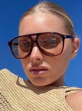 保罗雷朋官网超火ins风飞行员防晒墨镜女款欧美时髦大框UV400防紫