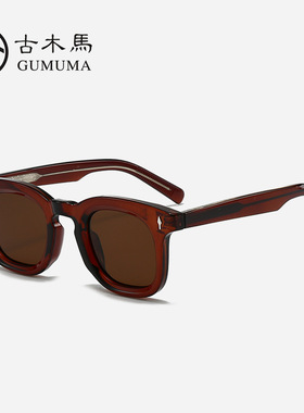 保罗雷朋官网跨境复古高级感丙酸插针墨镜男偏光时尚女士大框太阳